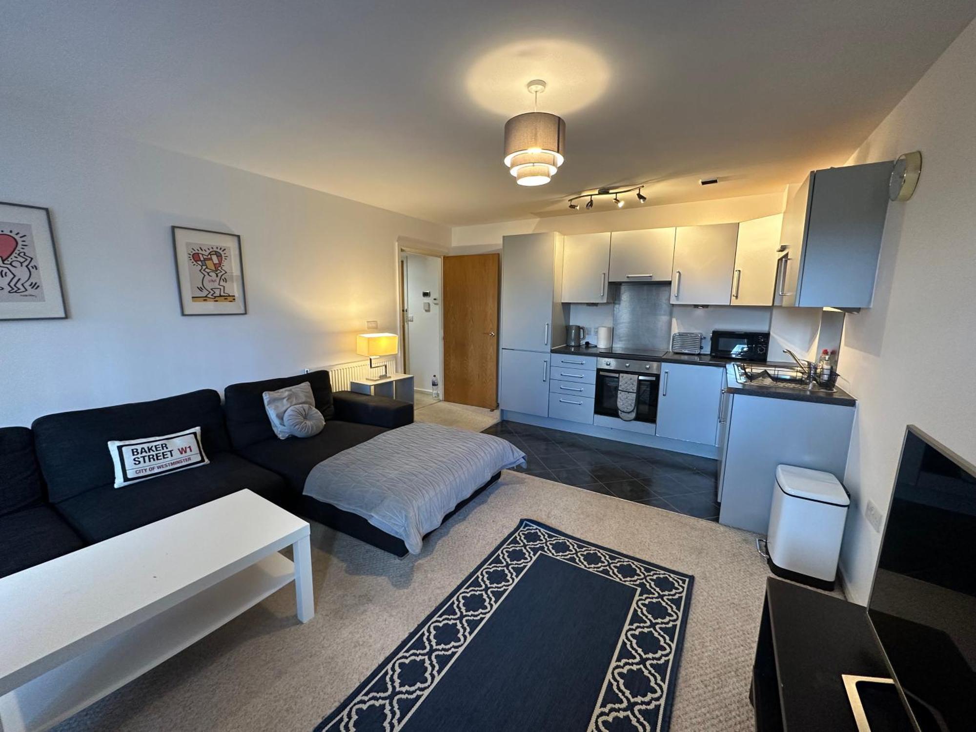 Etihad Fc 2Br Apartment With Water View Manchester Exterior photo